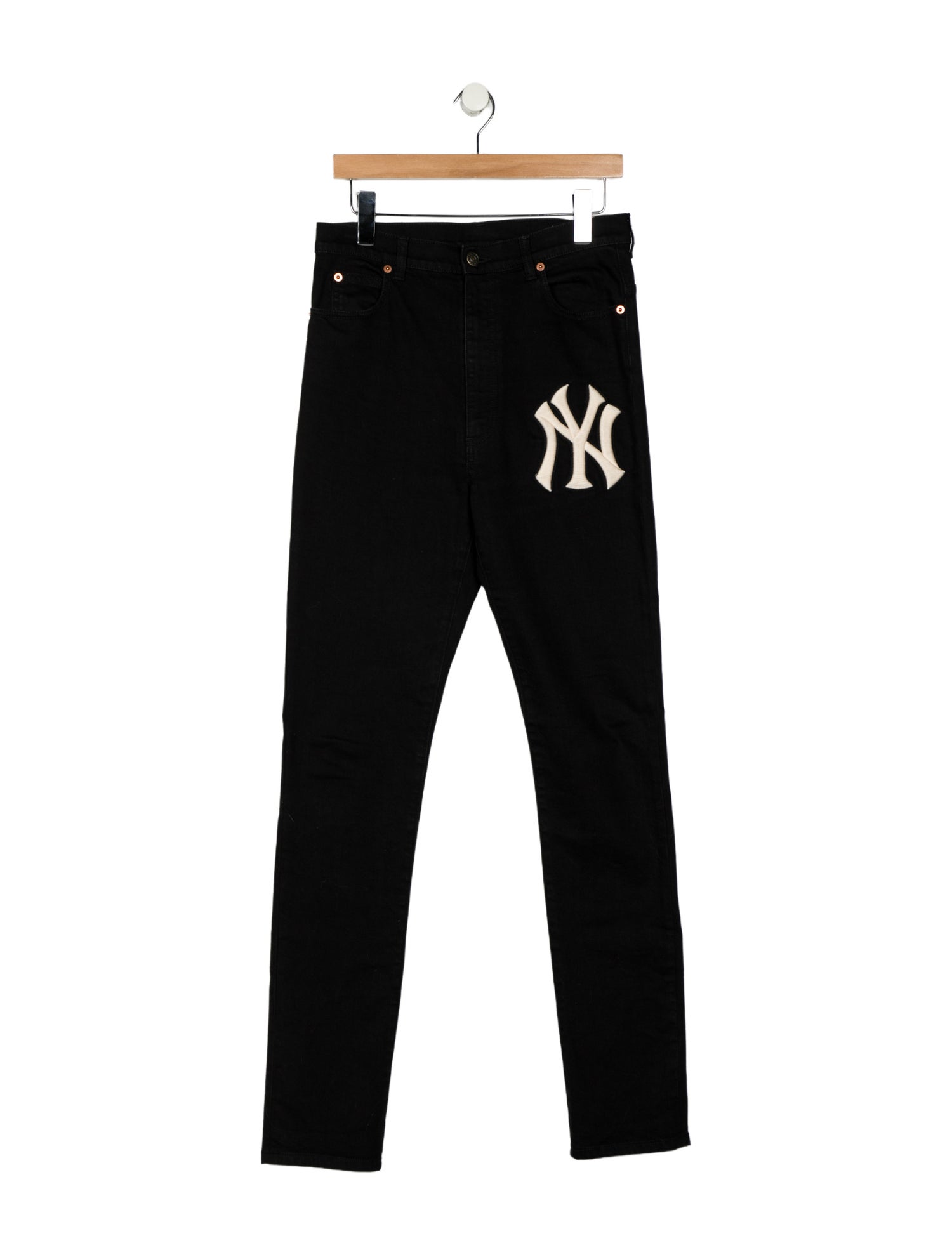 Gucci High-Rise Straight Leg Jeans