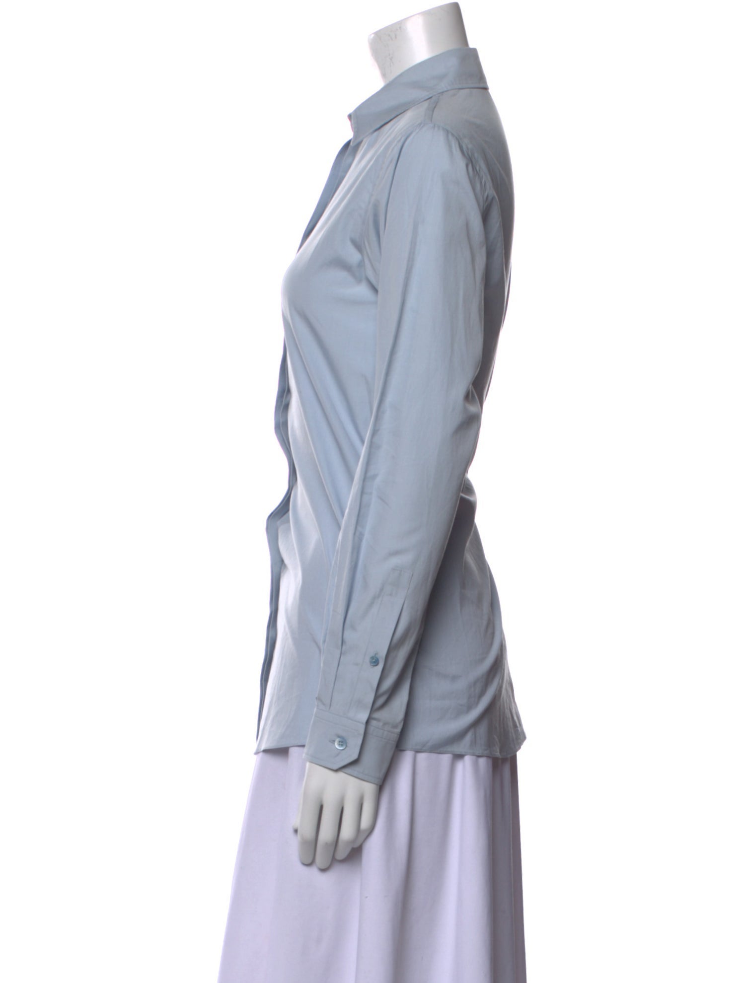 Gucci Long Sleeve Button-Up Top