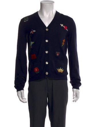 Gucci Wool Printed Cardigan