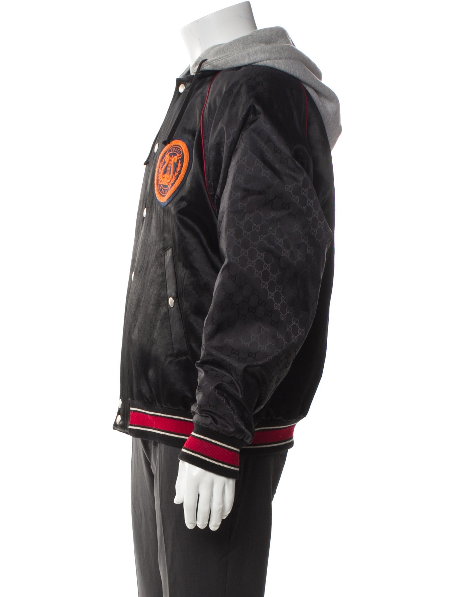 Gucci GG Nylon Varsity Jacket