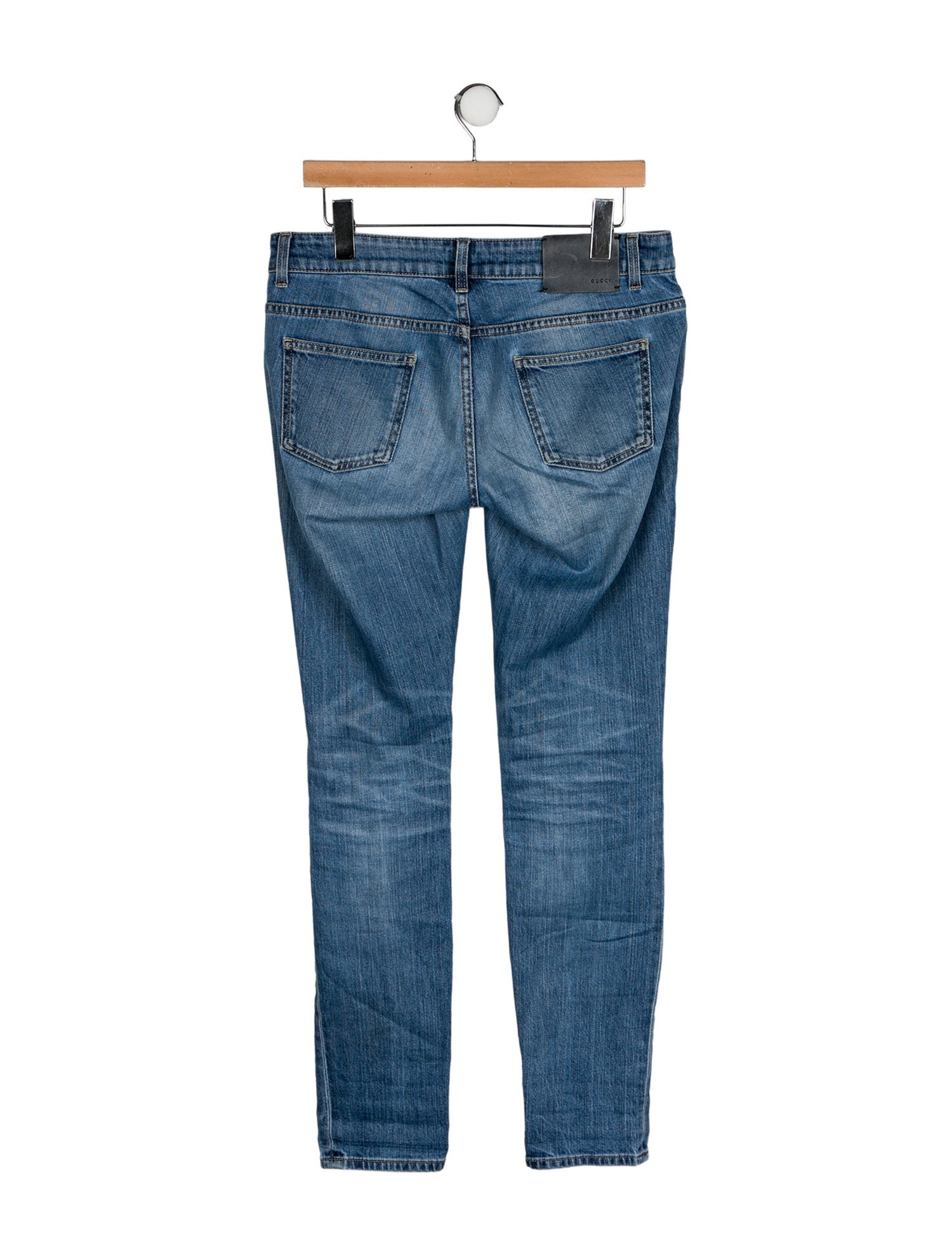 Gucci Low-Rise Skinny Leg Jeans