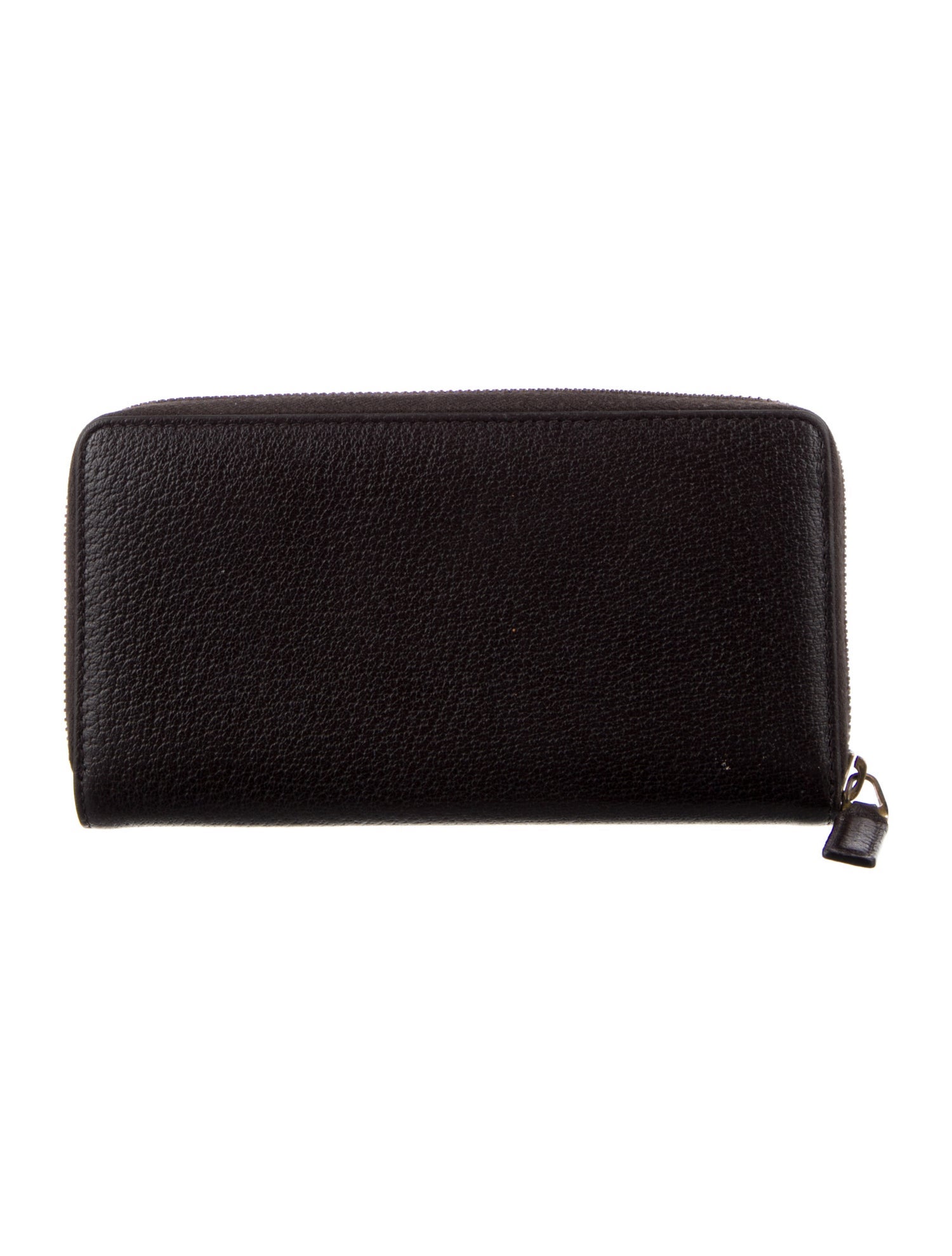 Gucci Double G Logo Leather Continental Wallet