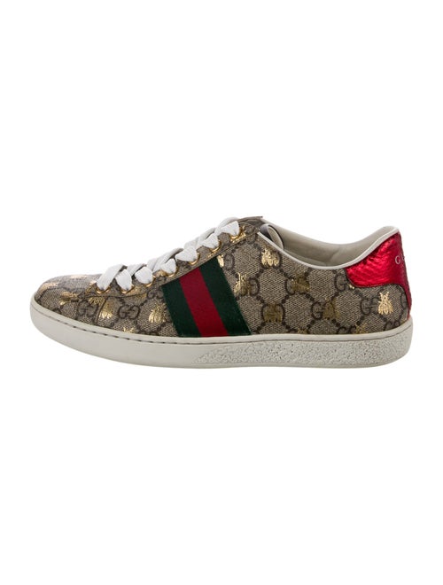 Gucci Web Accent Printed Sneakers
