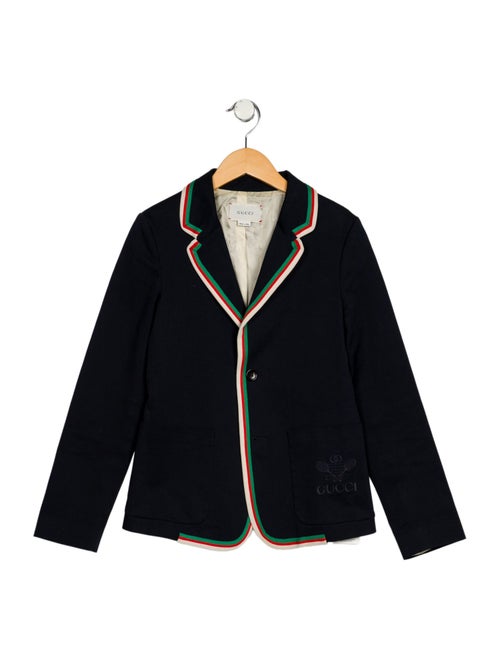 Gucci Boys' Web Trimmed Blazer