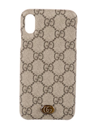 Gucci Men's Coated Canvas iPhone Case