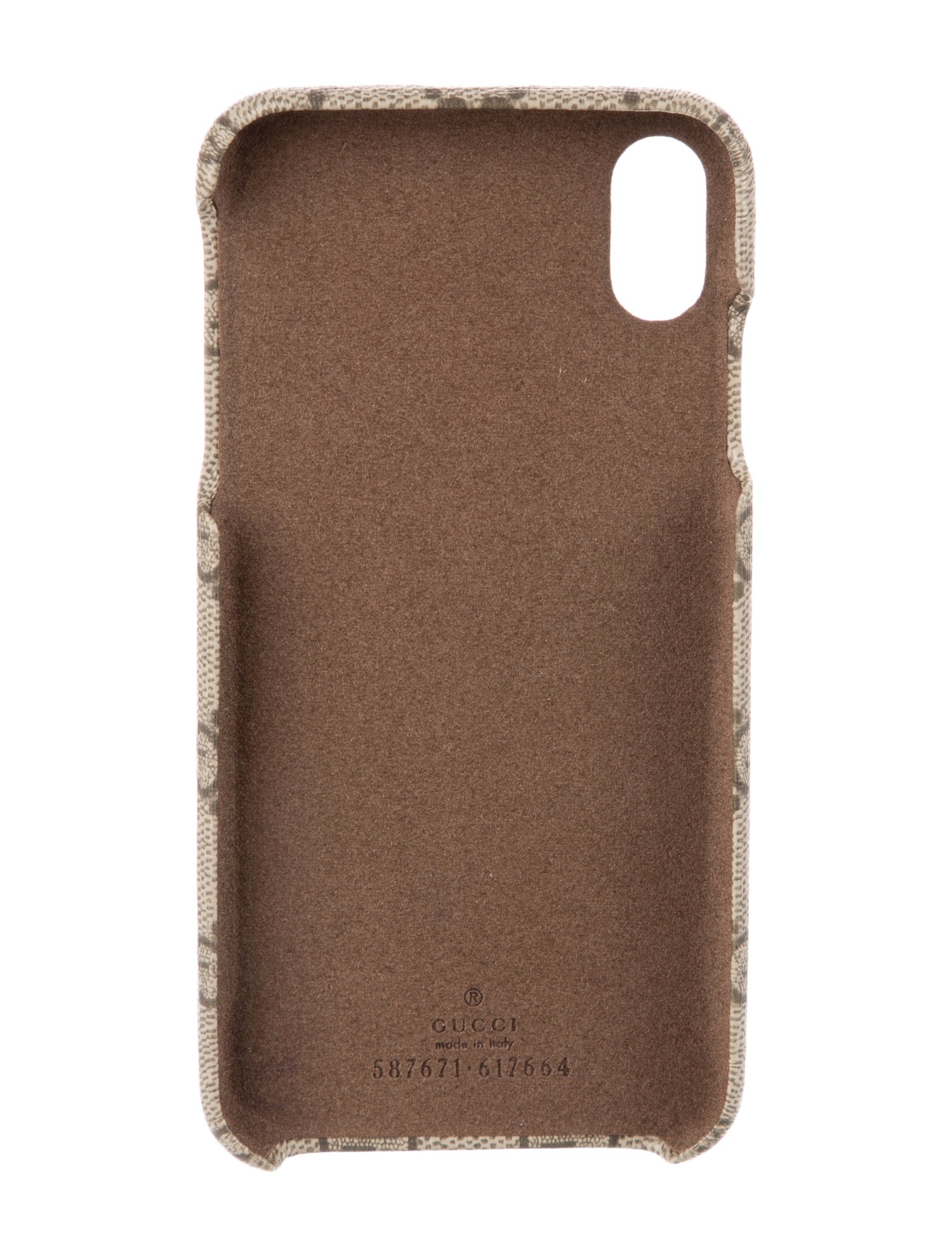 Gucci Men's Coated Canvas iPhone Case