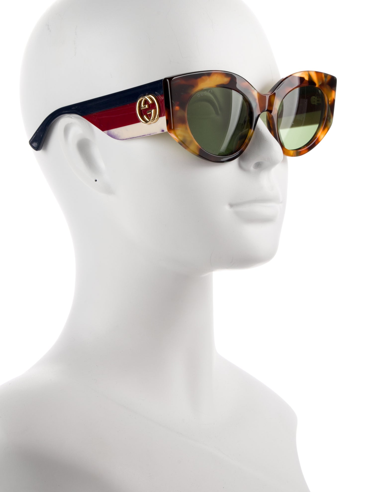 Gucci Interlocking G Logo Cat-Eye Sunglasses