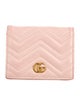 Gucci Double G Logo Leather Compact Wallet