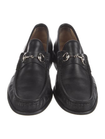 Gucci 1955 Horsebit Accent Leather Loafers