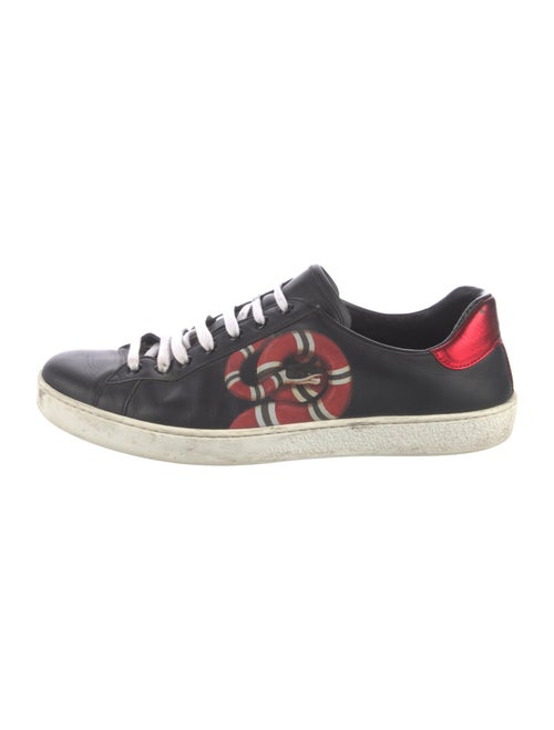 Gucci Kingsnake Leather Sneakers