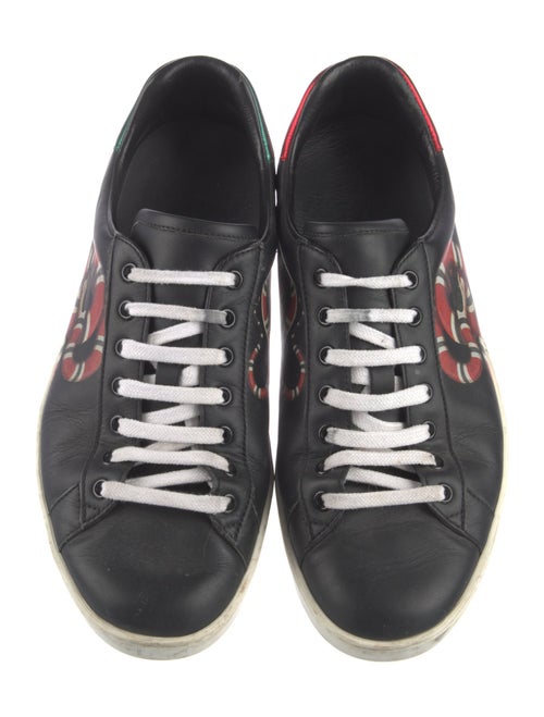 Gucci Kingsnake Leather Sneakers