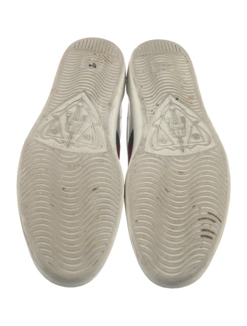 Gucci Web Accent Leather Sneakers