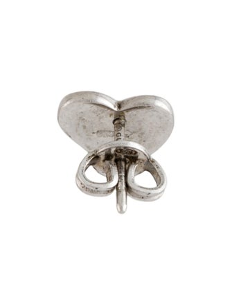 Gucci Enamel San Valentino Heart Stud Earring