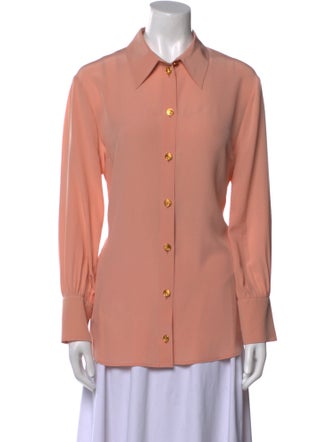 Gucci 2020 Silk Button-Up Top