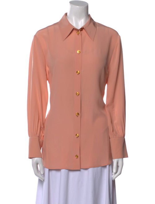 Gucci 2020 Silk Button-Up Top