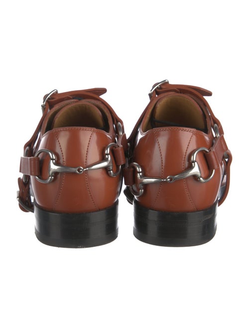 Gucci Double G Logo Leather Oxfords