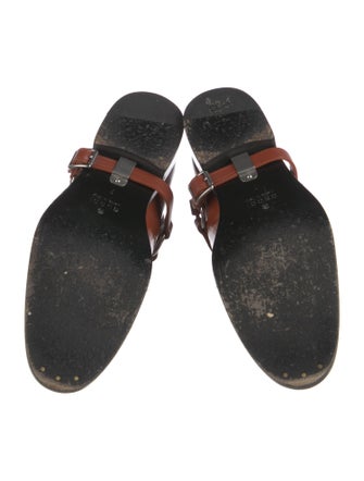 Gucci Double G Logo Leather Oxfords