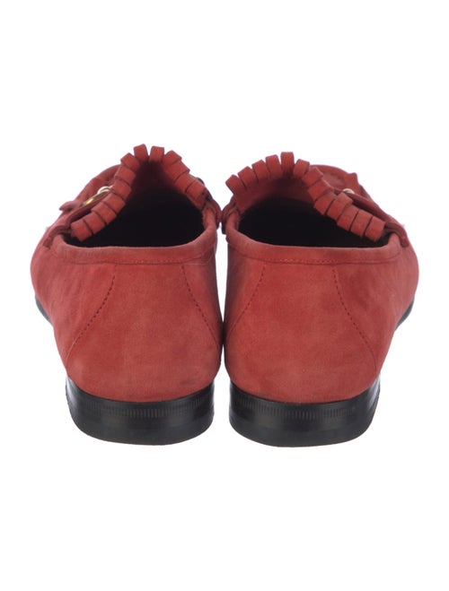 Gucci Horsebit Accent Suede Loafers