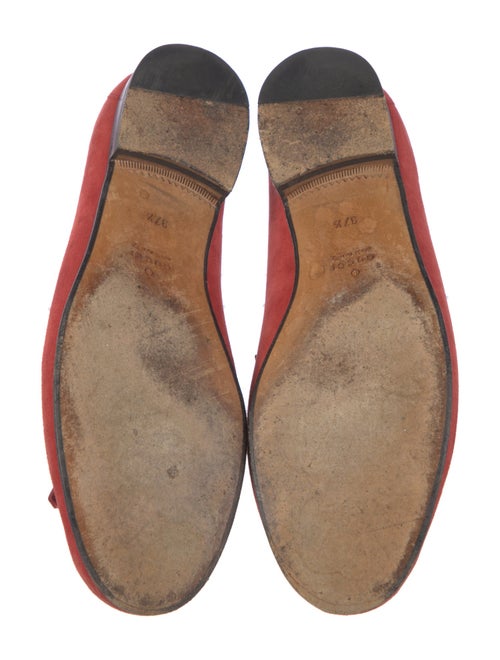 Gucci Horsebit Accent Suede Loafers