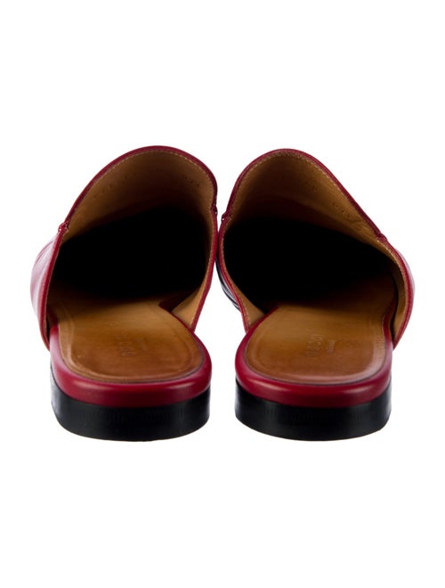 Gucci Horsebit Accent Leather Mules
