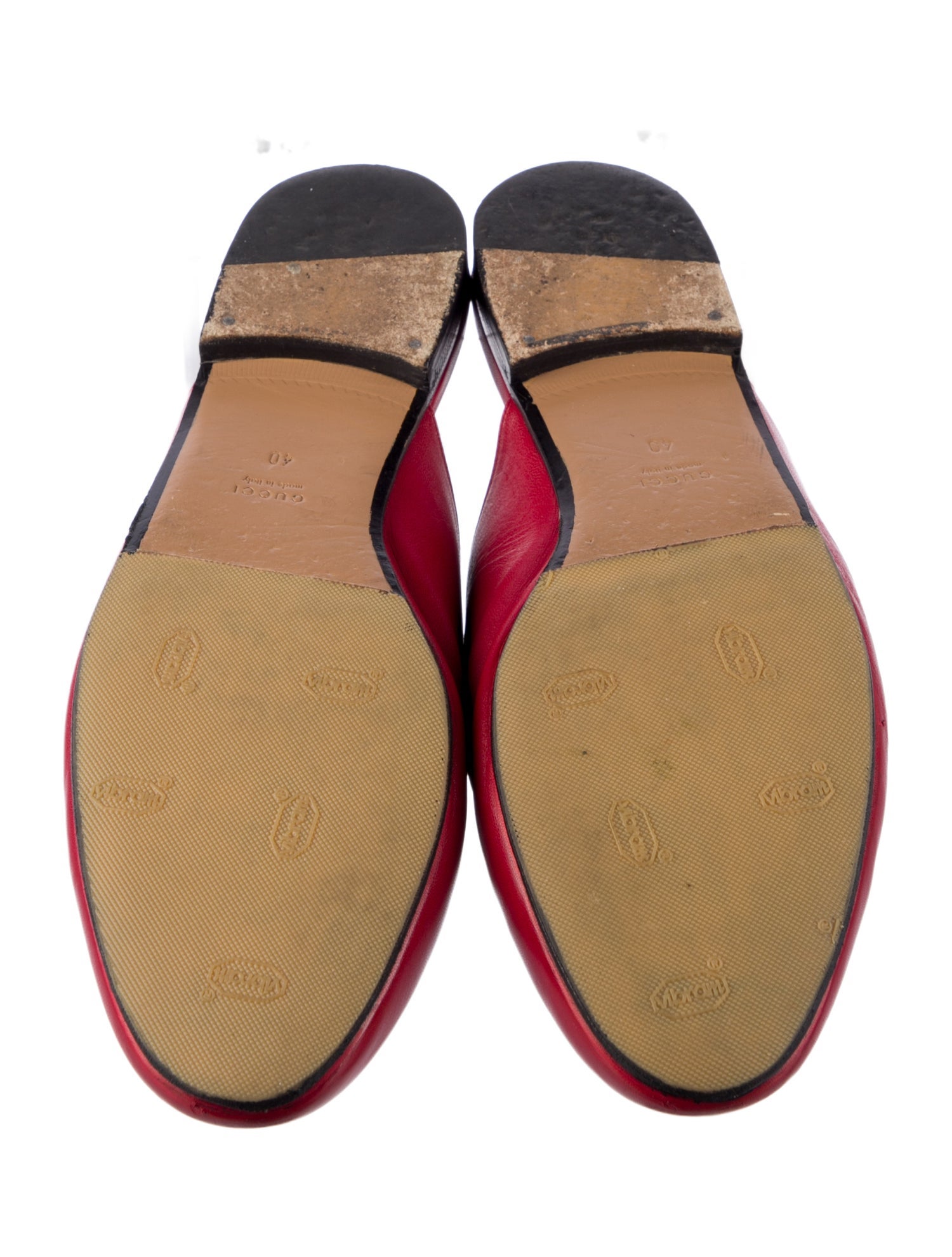 Gucci Horsebit Accent Leather Mules