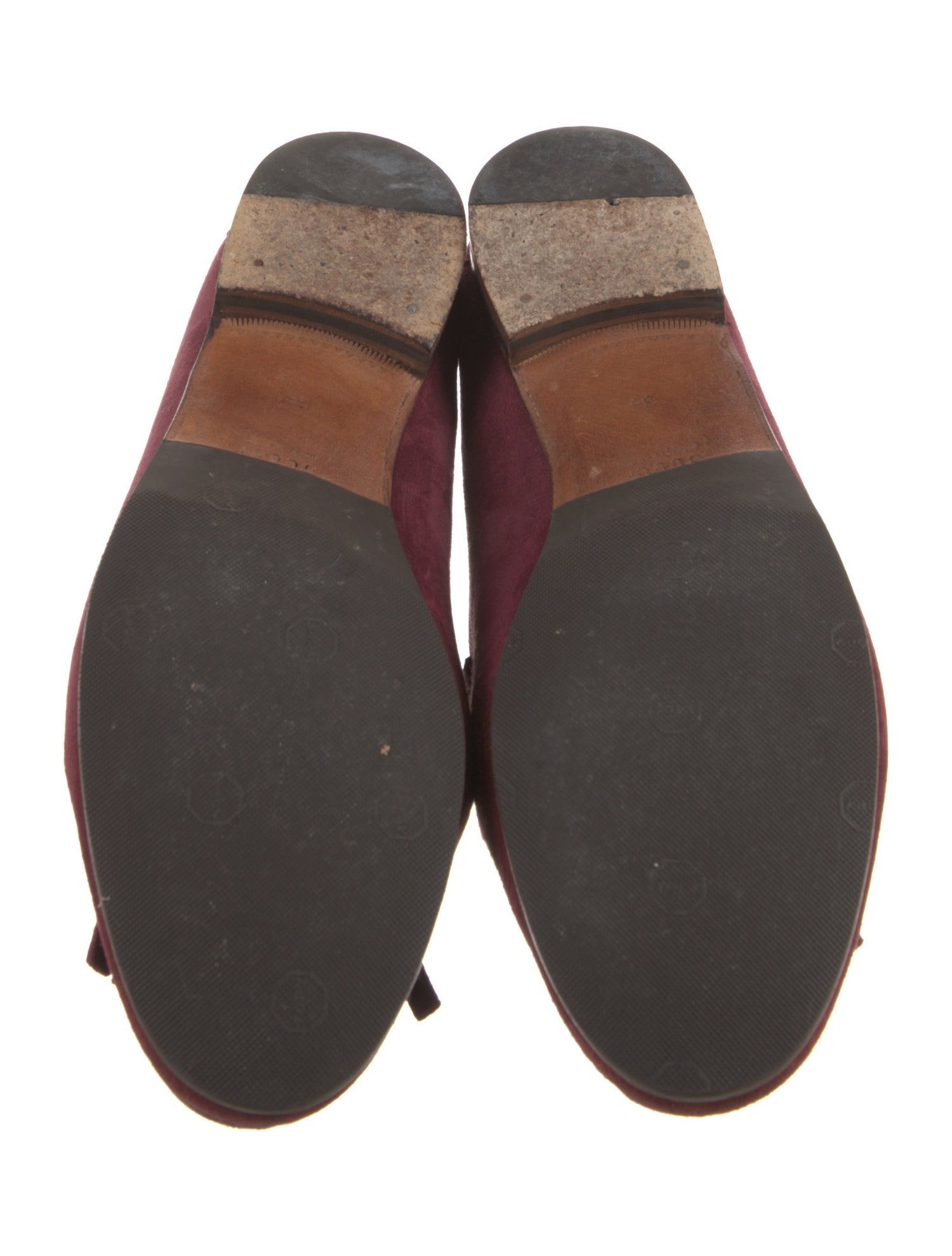 Gucci Horsebit Accent Suede Loafers