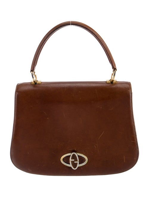 Gucci Leather Top Handle Bag Vintage