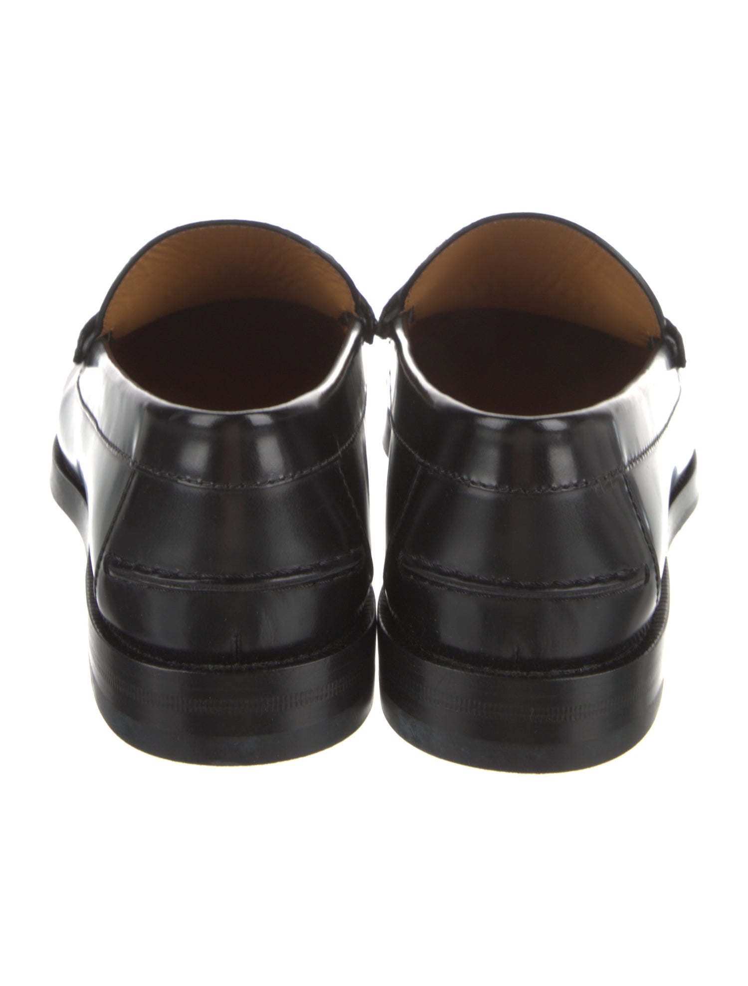 Gucci Horsebit Accent Leather Dress Loafers