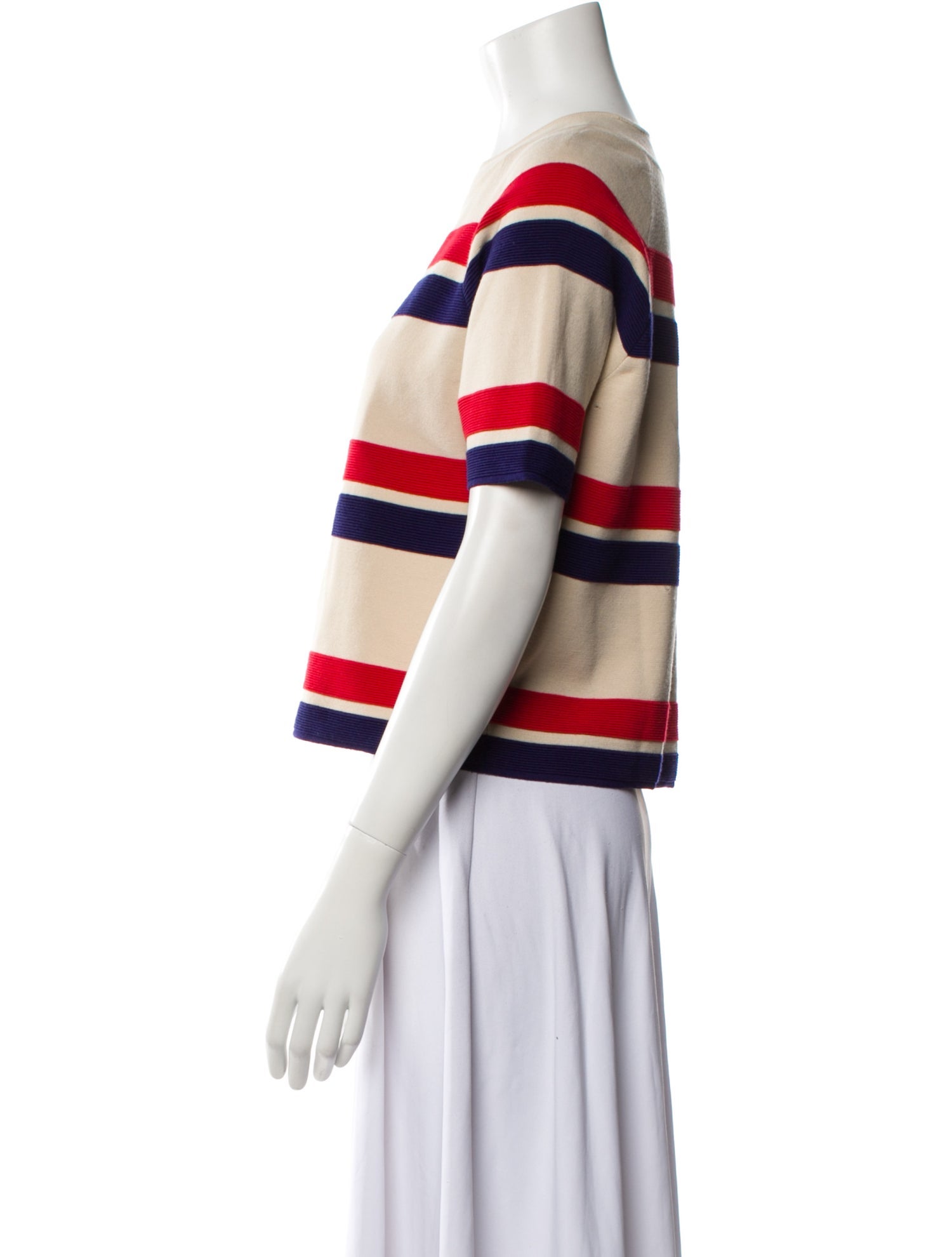 Gucci Wool Striped Crop Top