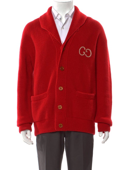 Gucci GG Logo Wool Cardigan
