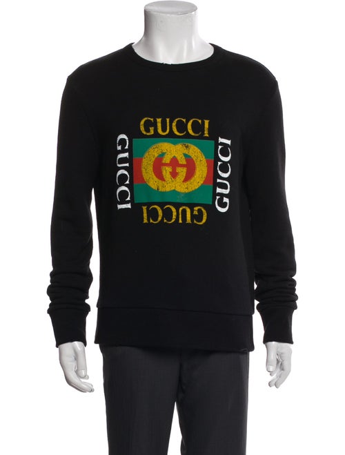 Gucci Web Accent Crew Neck Pullover