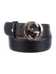 Gucci Interlocking G Logo Leather Belt