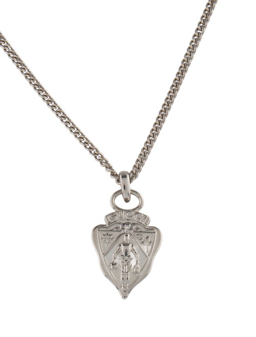 Gucci Knight Crest Pendant Necklace