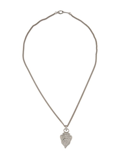 Gucci Knight Crest Pendant Necklace