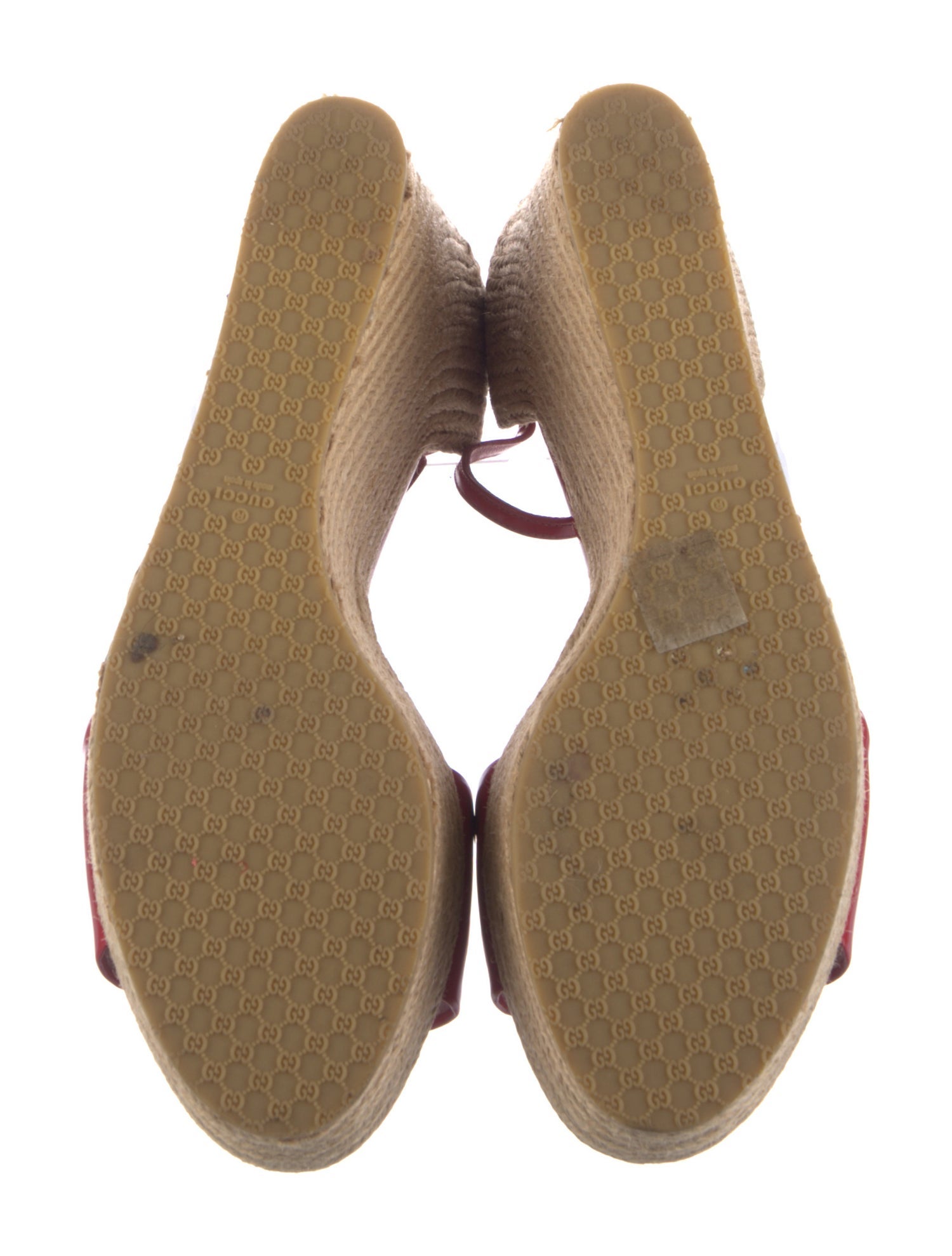 Gucci Horsebit Accent Leather Espadrilles