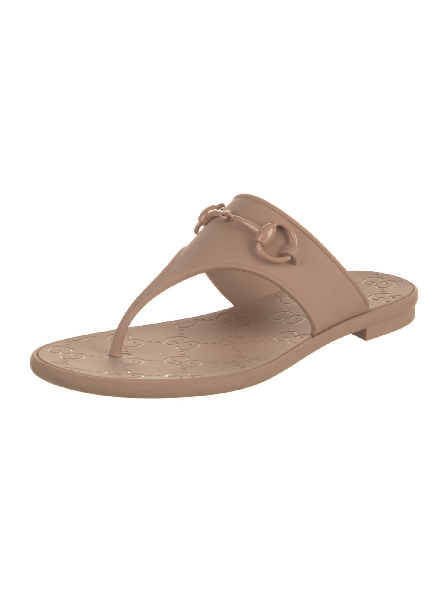 Gucci Horsebit Accent Rubber Slides