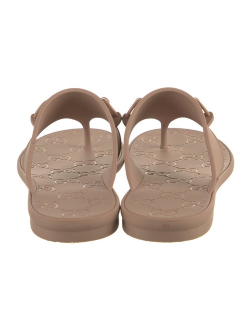 Gucci Horsebit Accent Rubber Slides