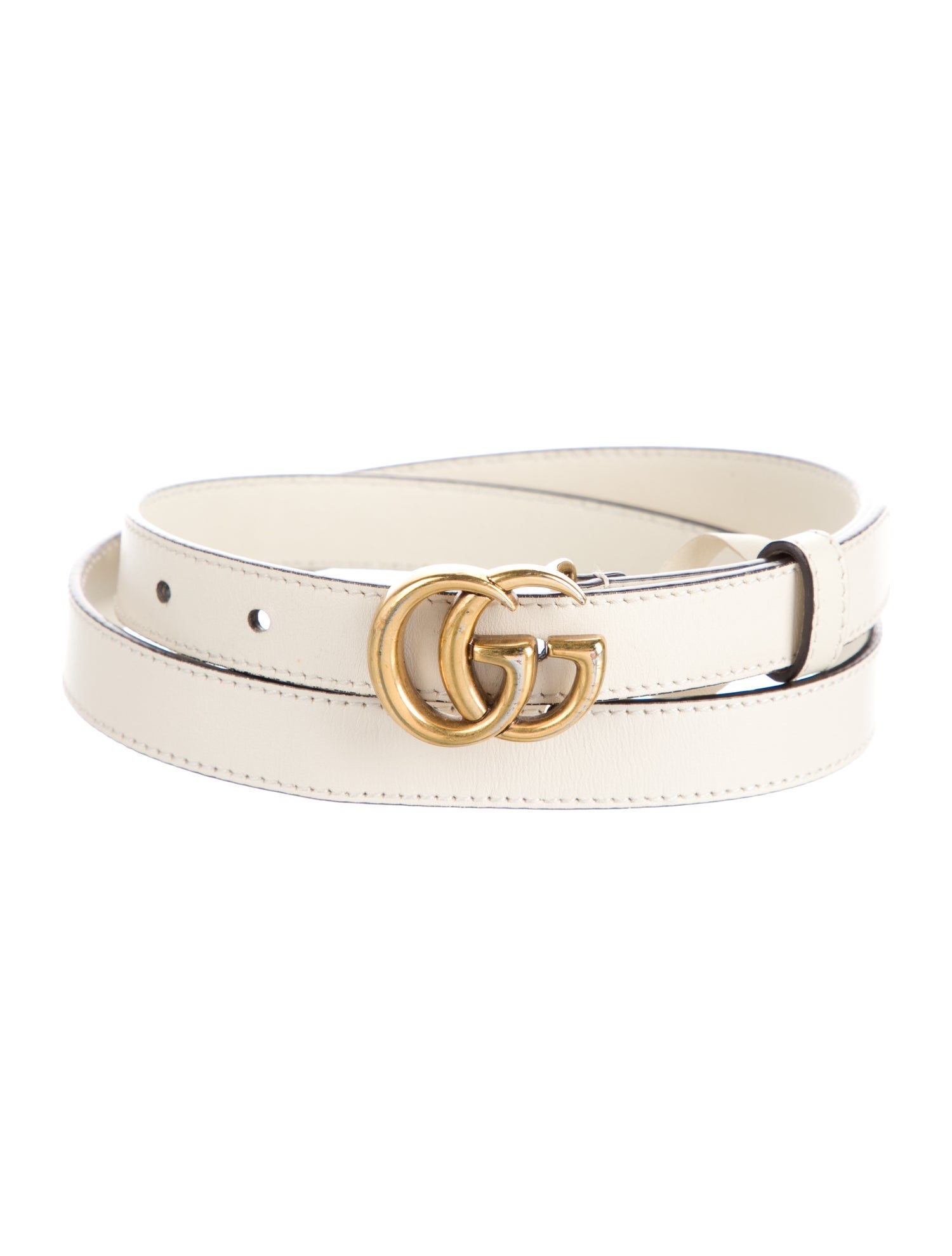 Gucci Skinny Leather Belt