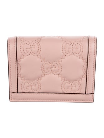 Gucci GG Logo Leather Wristlet