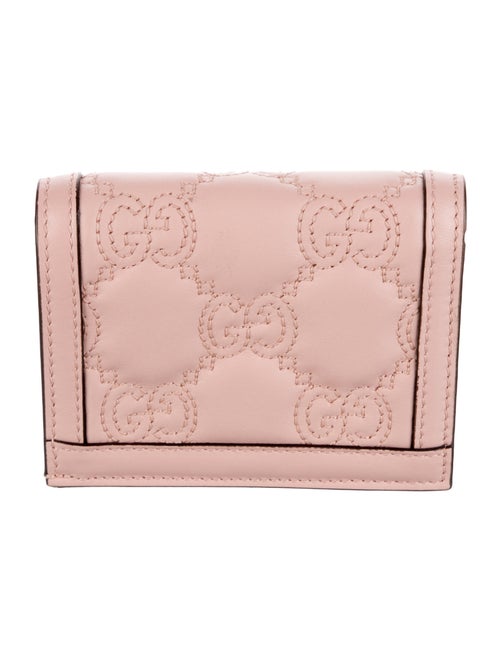 Gucci GG Logo Leather Wristlet