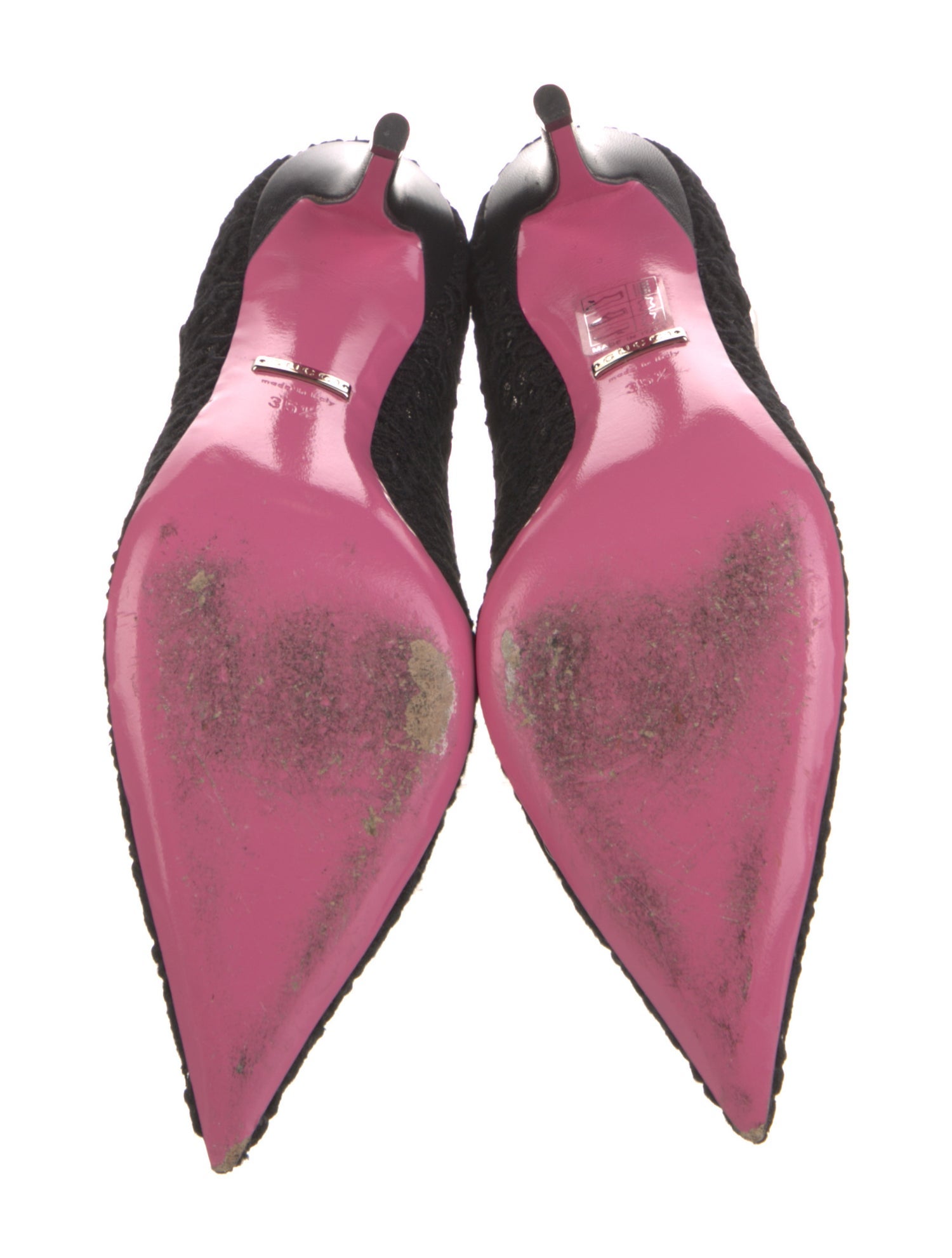 Gucci Lace Lace Pattern Pumps