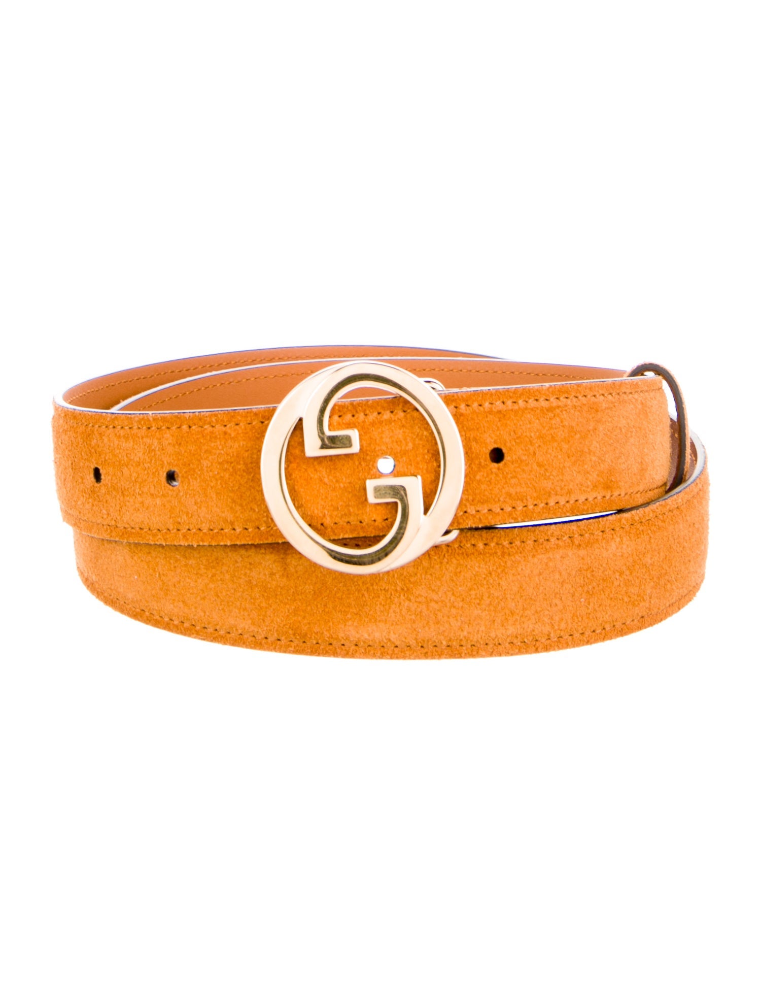Gucci Interlocking G Logo Suede Belt Kit