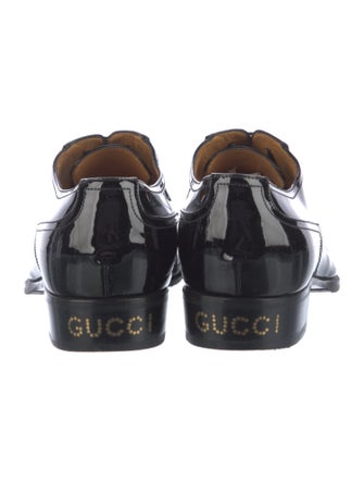 Gucci Patent Leather Oxfords