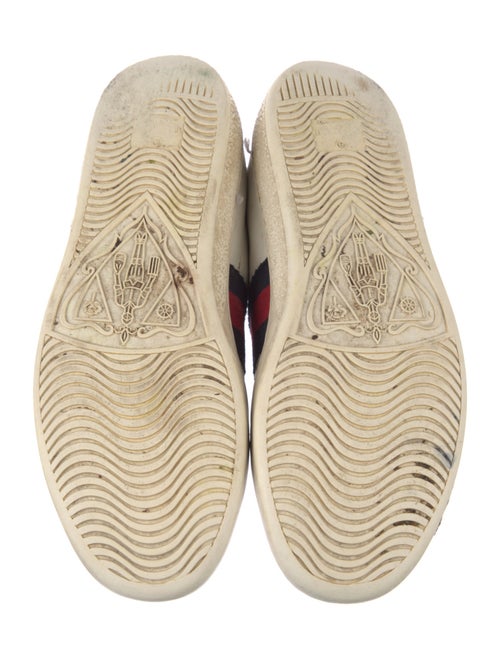 Gucci Sylvie Web Accent Leather Sneakers