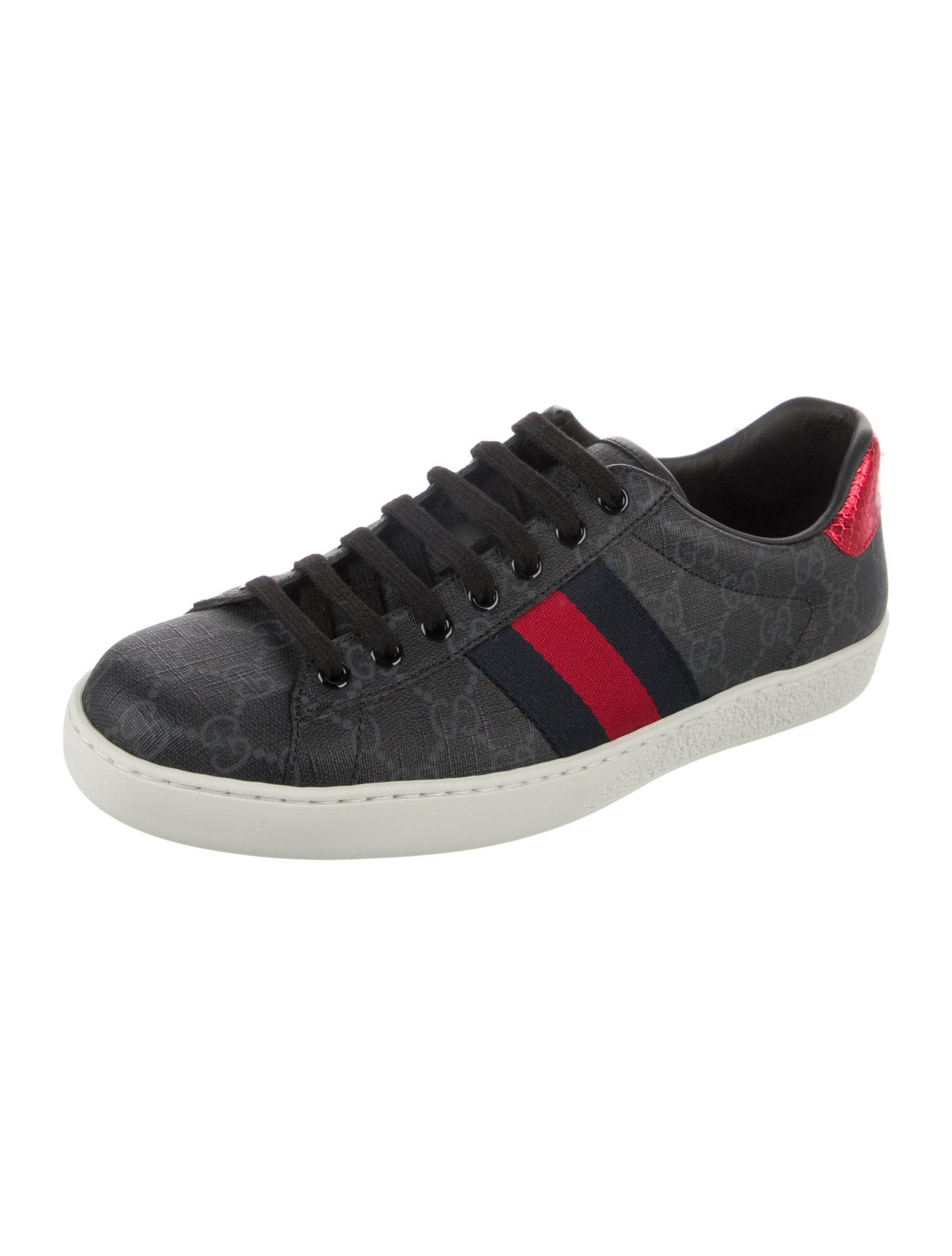 Gucci GG Supreme Grosgrain Trim Sneakers