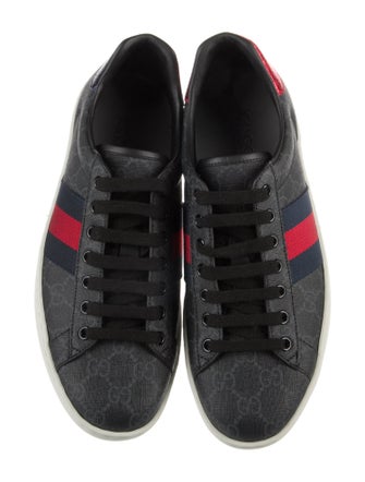 Gucci GG Supreme Grosgrain Trim Sneakers