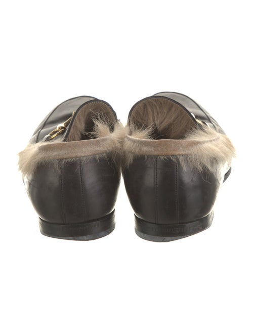 Gucci Horsebit Accent Leather Ballet Flats