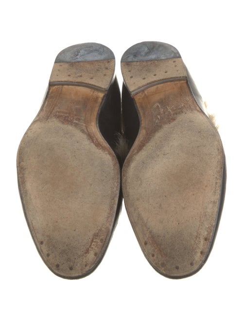 Gucci Horsebit Accent Leather Ballet Flats