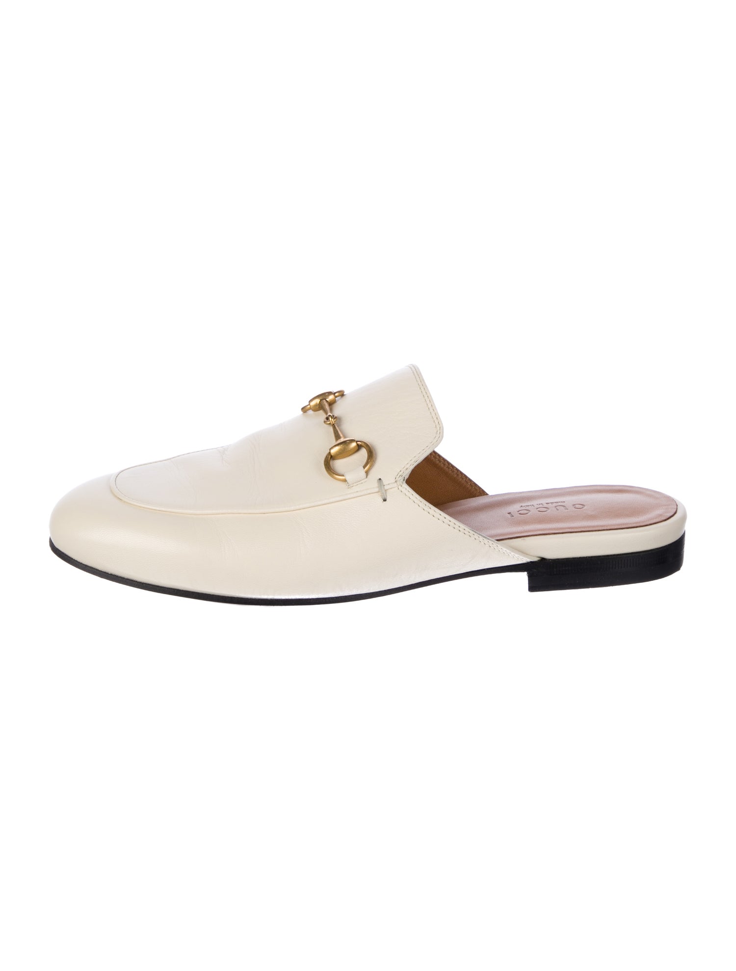 Gucci Horsebit Accent Leather Mules