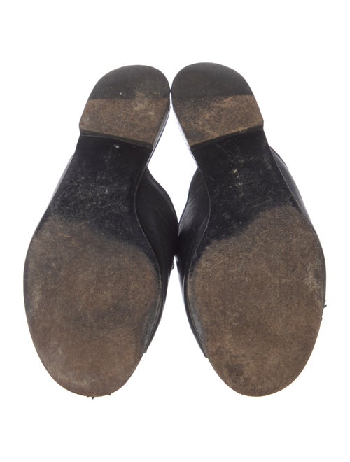 Gucci Horsebit Accent Leather Slides